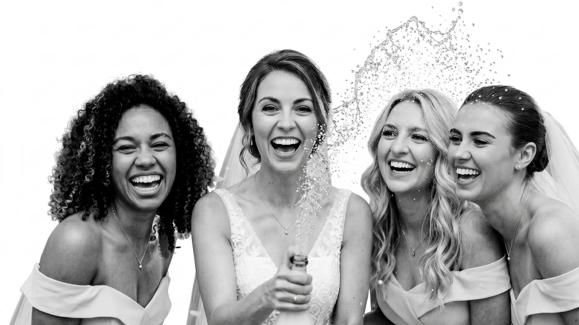 Brides celebrating